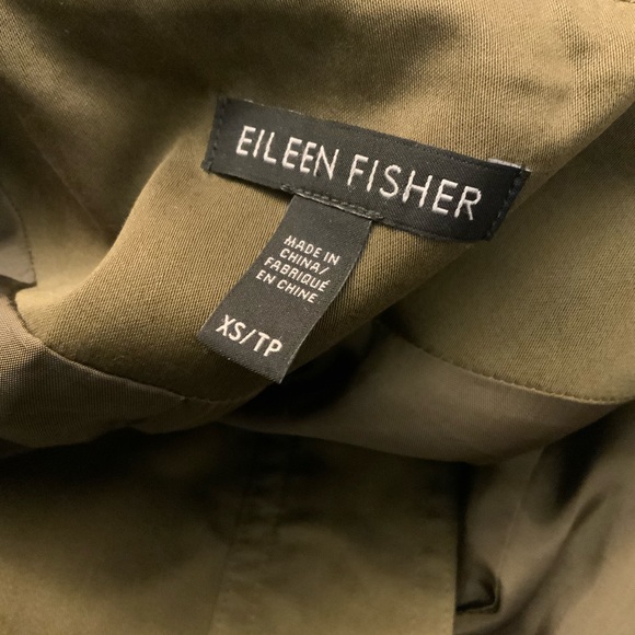 Eileen Fisher shiny long jacket. Size XS - Picture 5 of 6